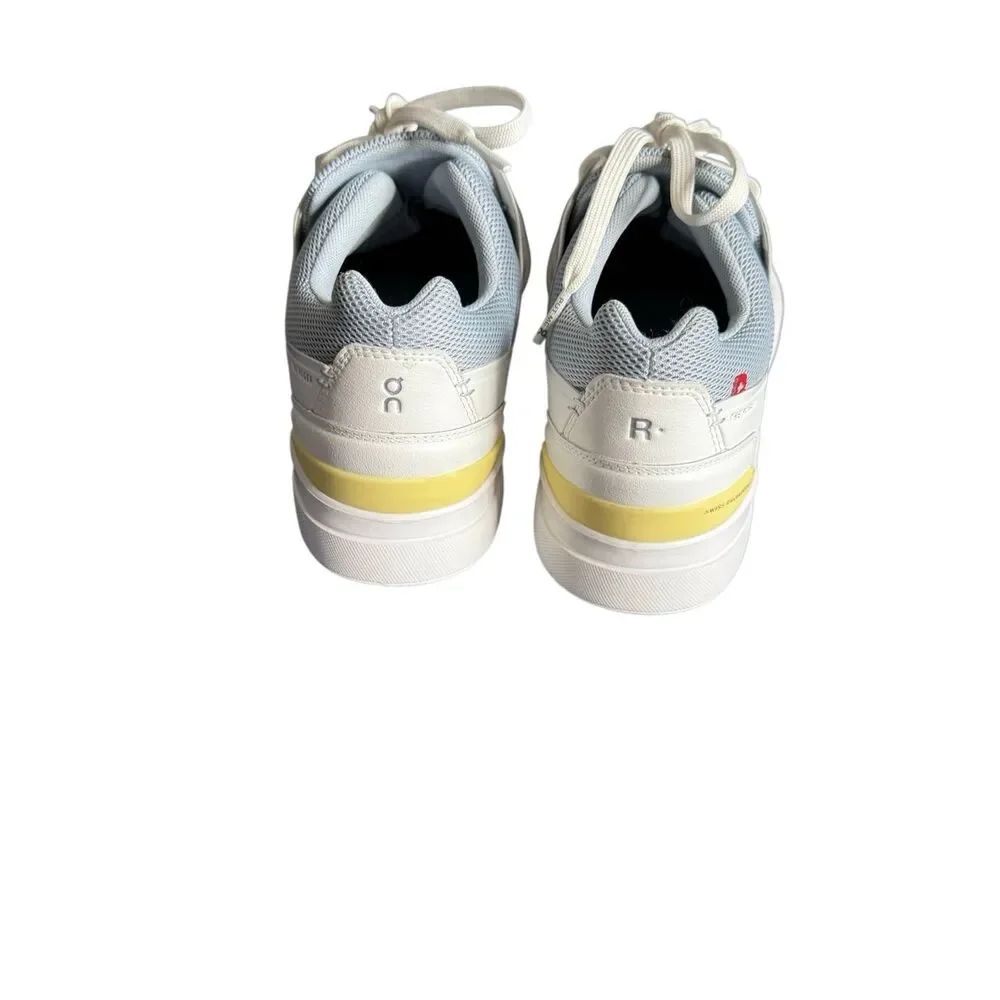 On Womens White The Roger Advantage Cloudtec Low Top Sneakers Size 10